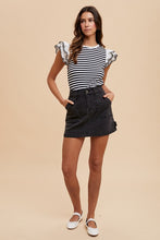 Load image into Gallery viewer, Sia Striped Ruffle Top
