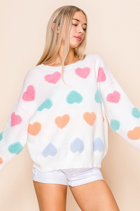 Soft Heart Sweater